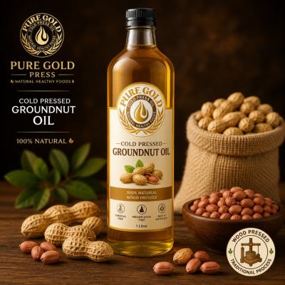 Cold Pressed Groundnut Oil