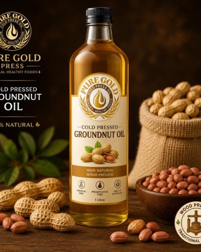 Cold Pressed Groundnut Oil